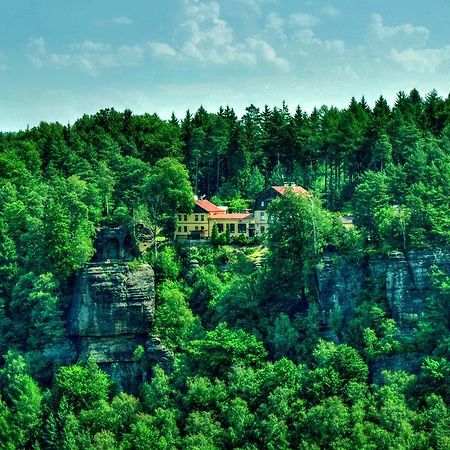 Hotel Garni Belveder Hrensko Bagian luar foto