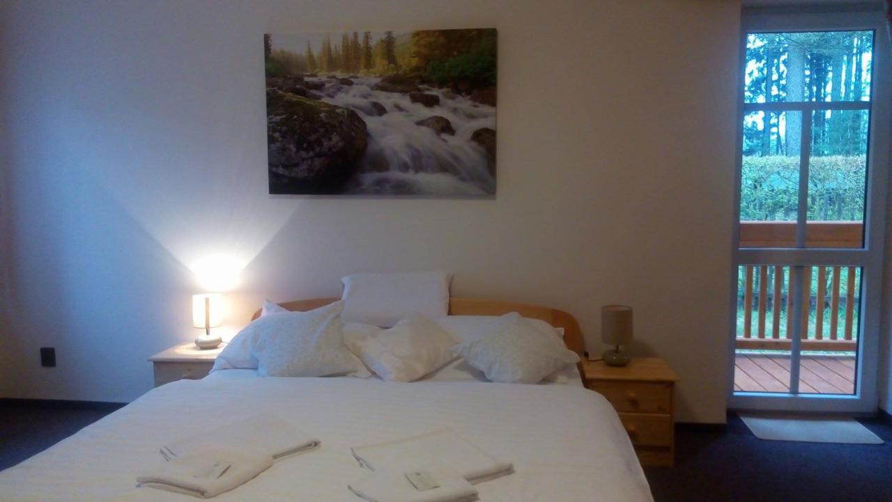 Hotel Garni Belveder Hrensko Bagian luar foto