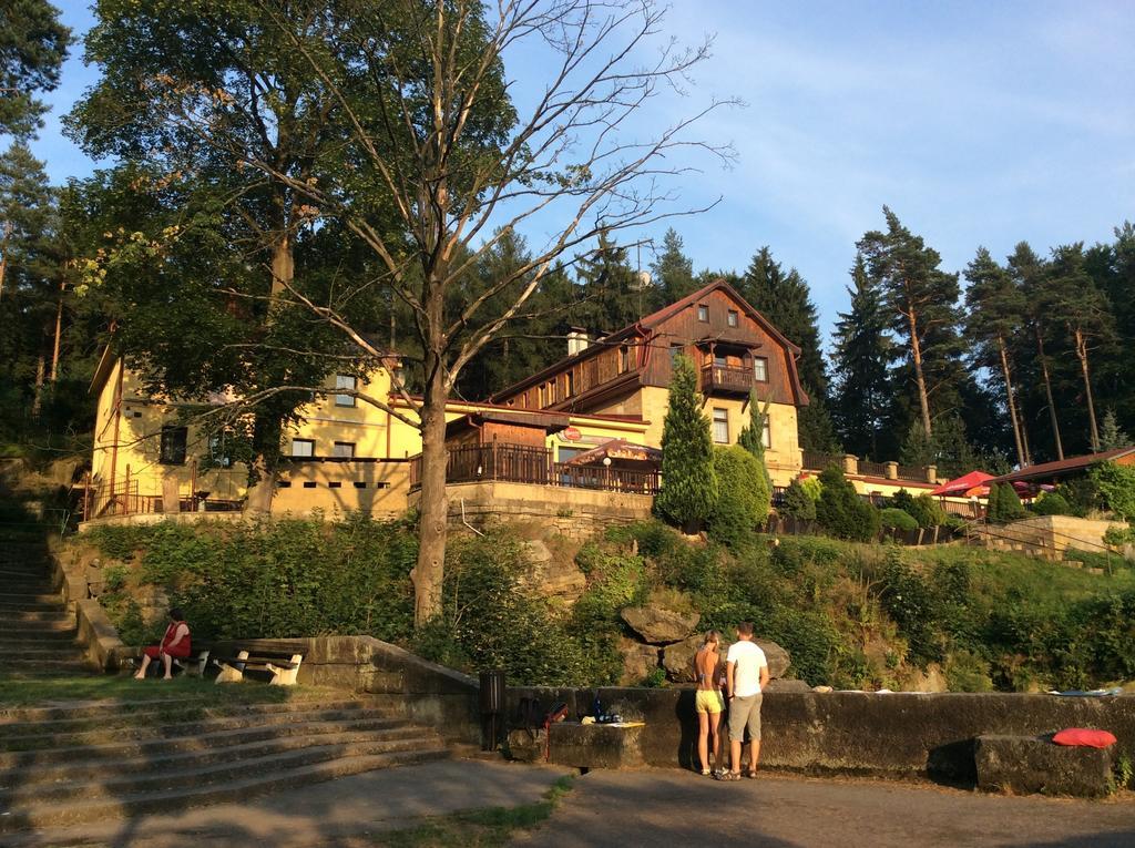 Hotel Garni Belveder Hrensko Bagian luar foto