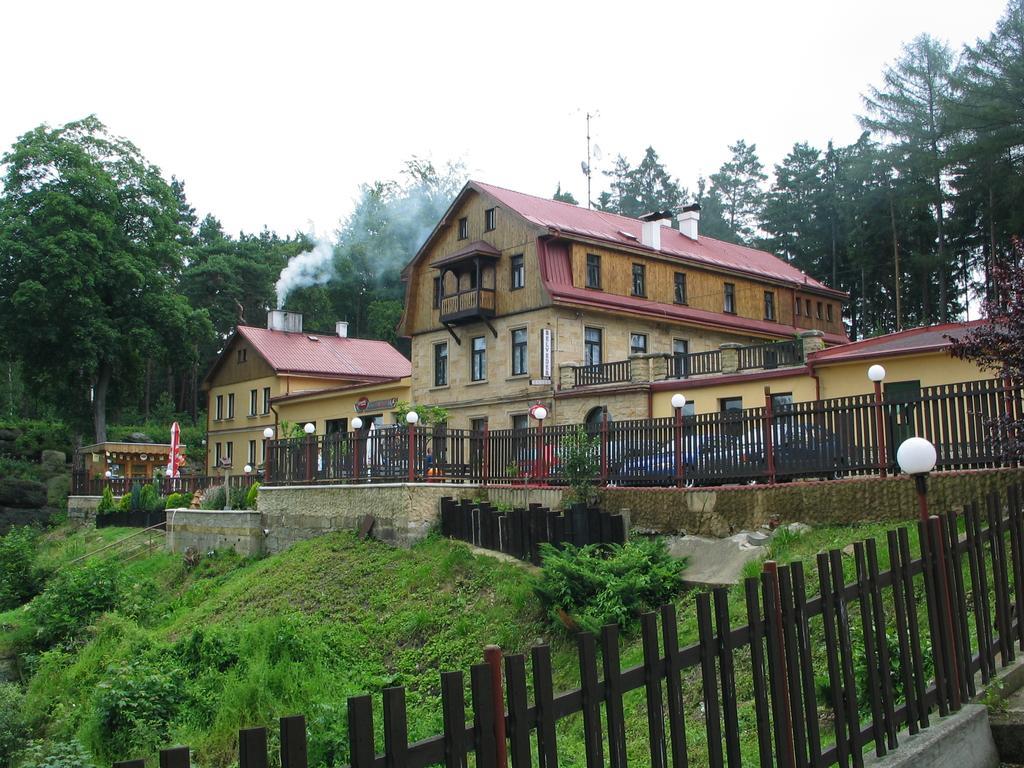 Hotel Garni Belveder Hrensko Bagian luar foto