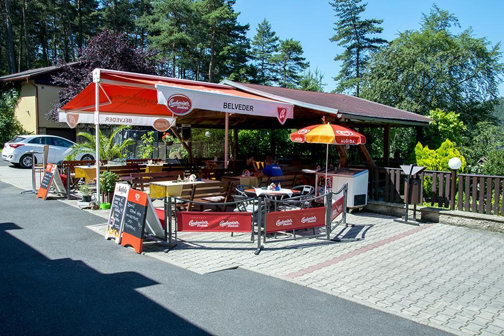 Hotel Garni Belveder Hrensko Bagian luar foto